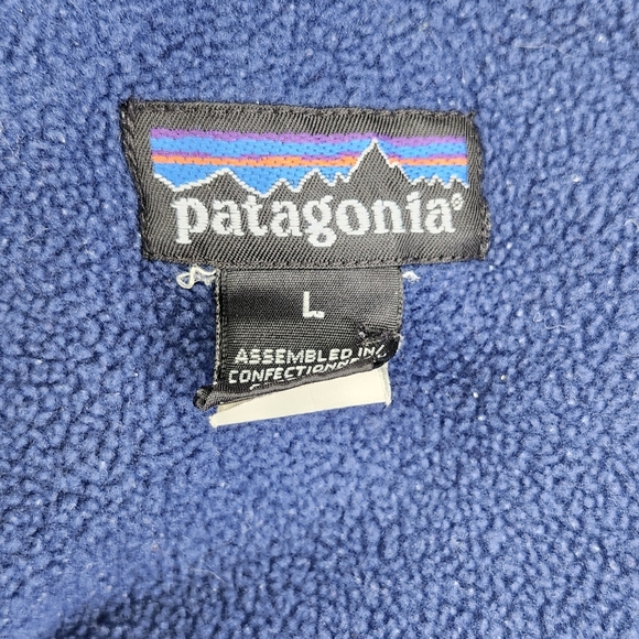 Patagonia Men's Black Fleece-Lined Vest - Size L - Picture 2 of 3